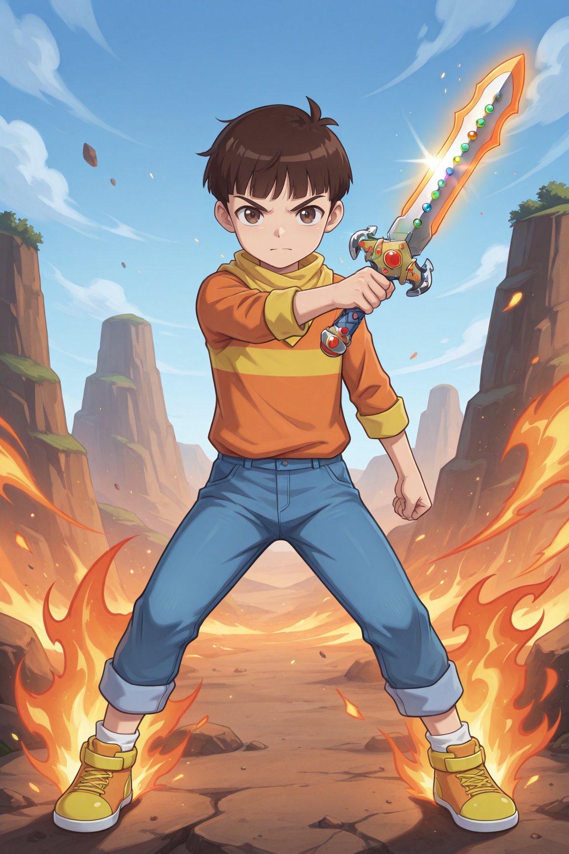 liangliang,  brown hair,  brown eyes by 25kkai on Tensor.Art