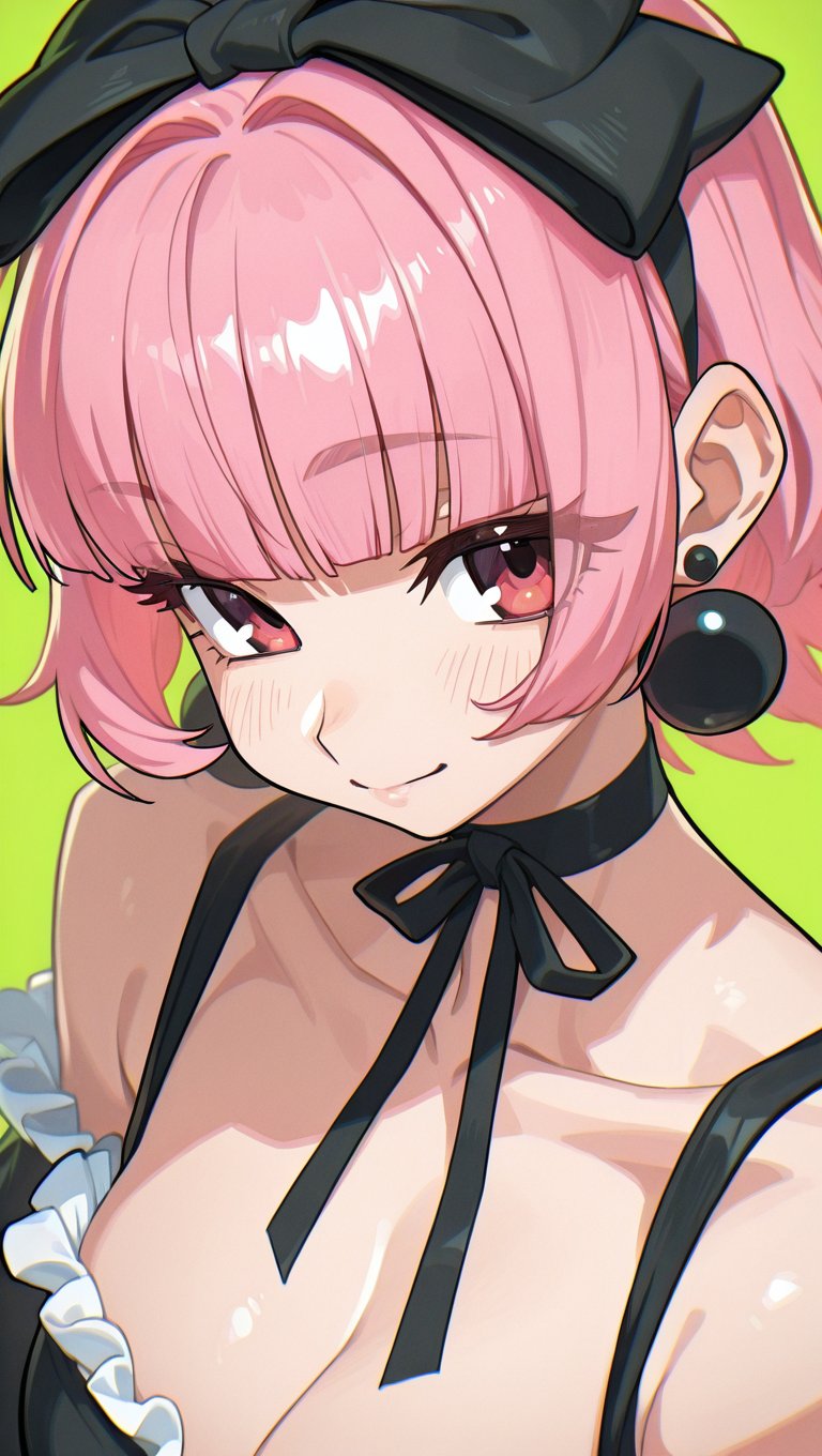 1girl,  bangs,  bare shoulders by Rustyvivid on Tensor.Art