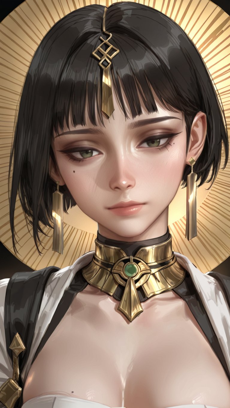 1girl,  bangs,  black hair by Rustyvivid on Tensor.Art