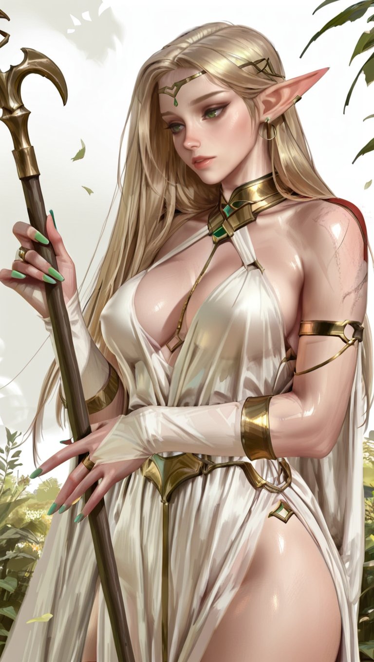1girl,  armlet,  bare shoulders by Rustyvivid on Tensor.Art