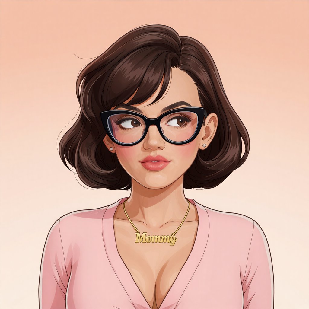 Anime Cartoon portrait illustration,  single-subject centered composition,  contemporary digital illustration by MatrisBon...