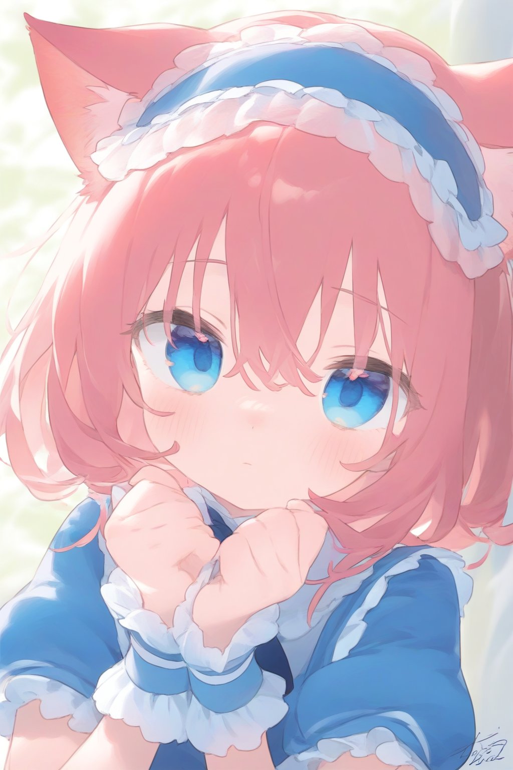 1girl,  animal ear fluff,  animal ears by 13ep on Tensor.Art