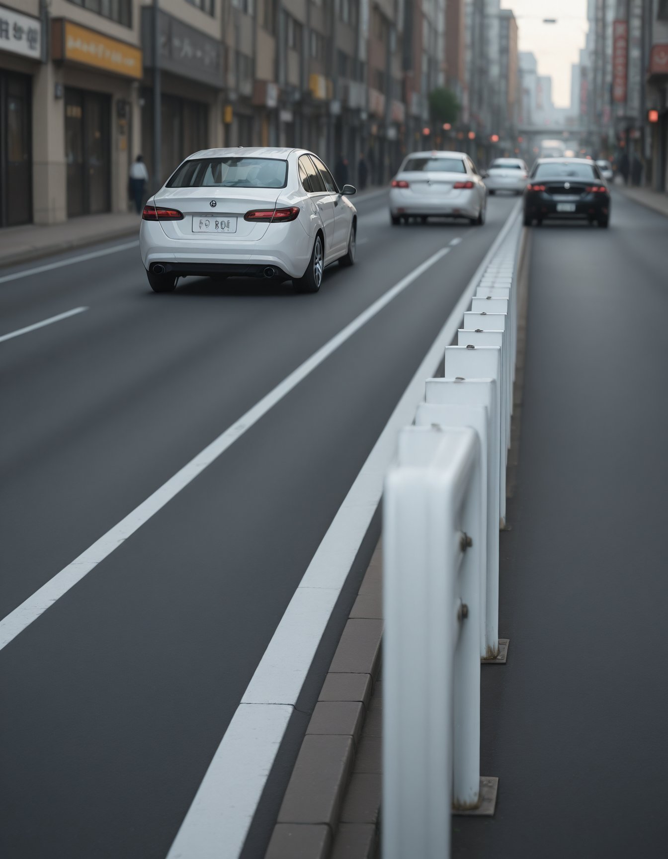 guardrail,  outdoors,  street by MMMW on Tensor.Art