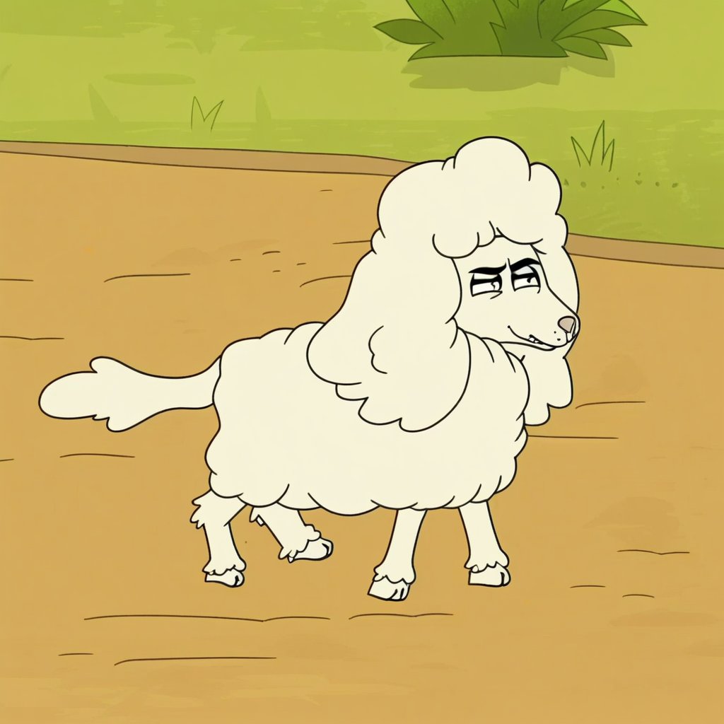 honey masquerading as a ewe,  feral,  solo by Xposing_Organisms on Tensor.Art