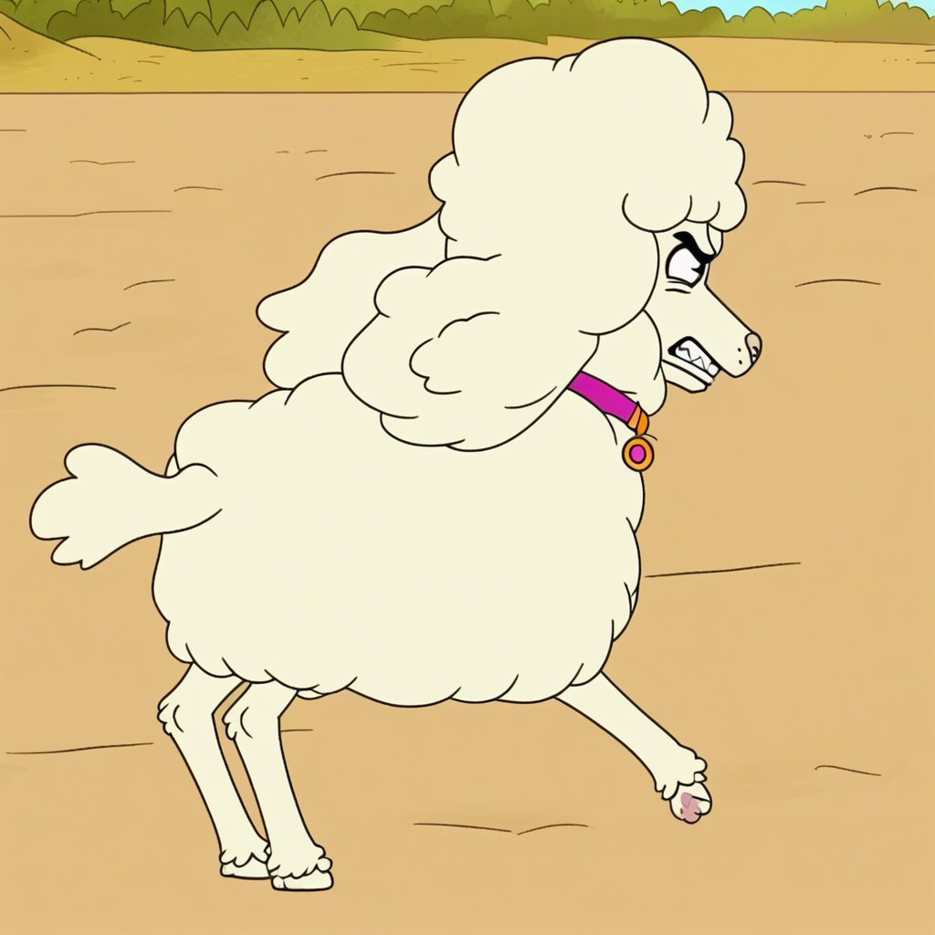 honey masquerading as a ewe,  feral,  from behind by Xposing_Organisms on Tensor.Art