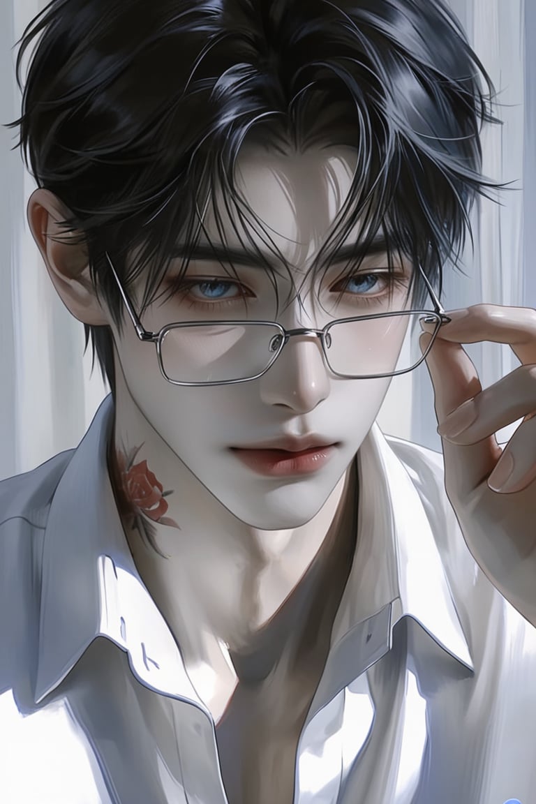 (Highly refined art style) 1male,  solo,  realistic young man by Aily on Tensor.Art