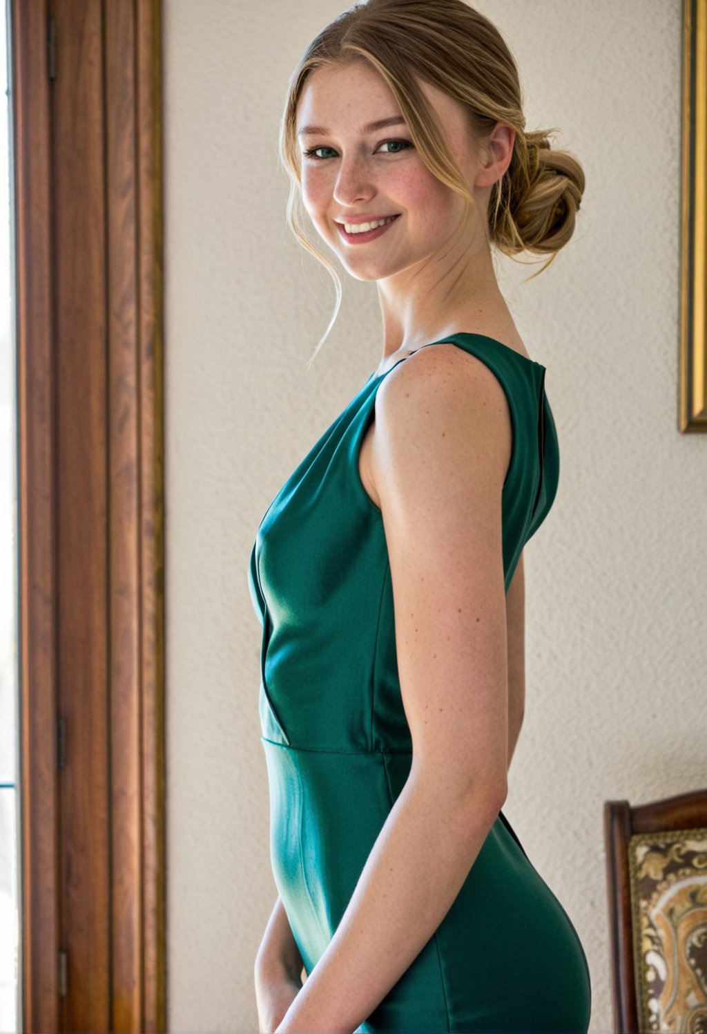a beautiful uninhibited woman,  30yo,  soft smile by KristenH on Tensor.Art