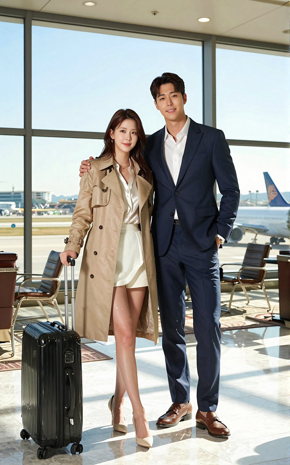 Korean Male Image: A beautiful Korean man boasting a broad chest,  captivating hips,  and toned thighs. Standing at 185cm...
