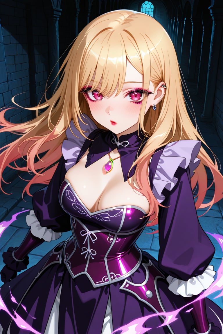 anime style,  beautiful young girl warrior,  kitagawa marin by DQ on Tensor.Art