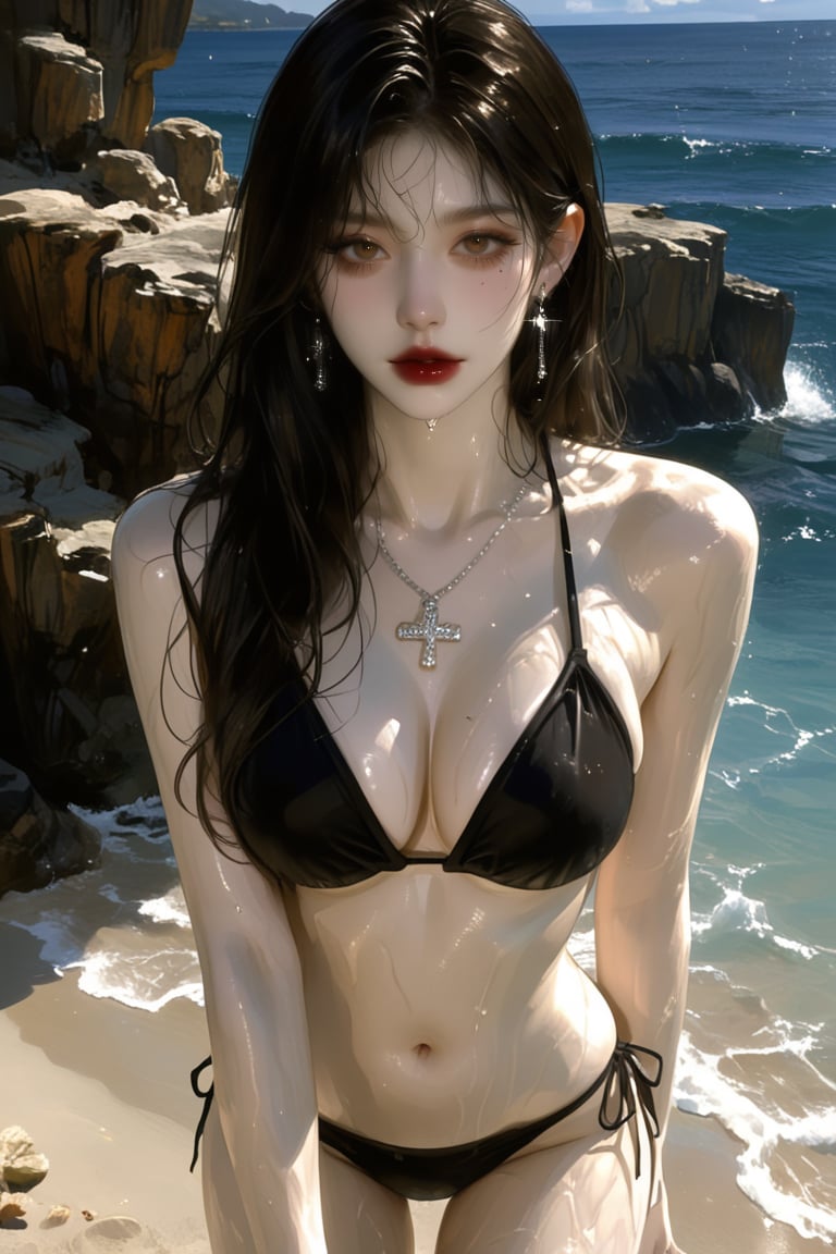 (Highly refined art style) 1female,  solo,  semi realistic young woman by Aily on Tensor.Art