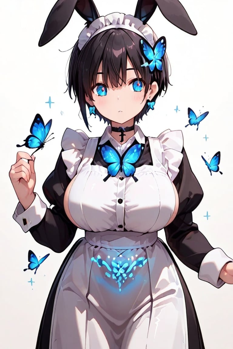 Long Skirt Maid,  Skirt & glowing markings,  Beautiful breasts by らび@kiyoka_succubus on Tensor.Art