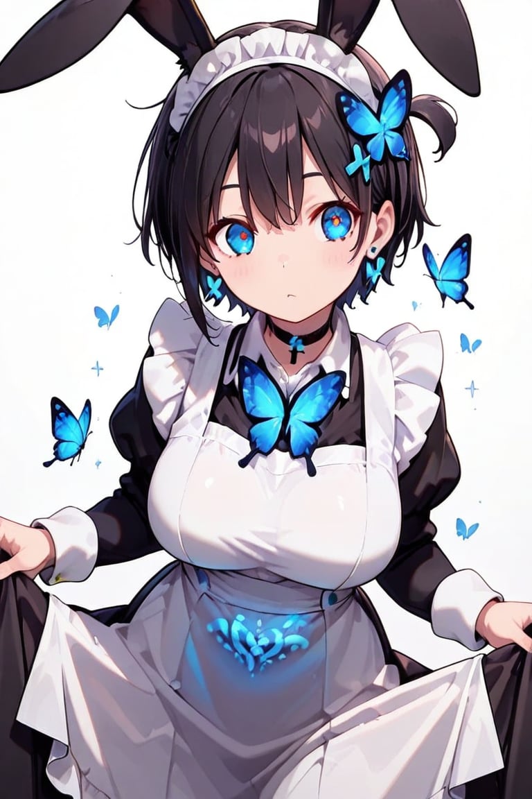 Long Skirt Maid,  Skirt & glowing markings,  Beautiful breasts by らび@kiyoka_succubus on Tensor.Art