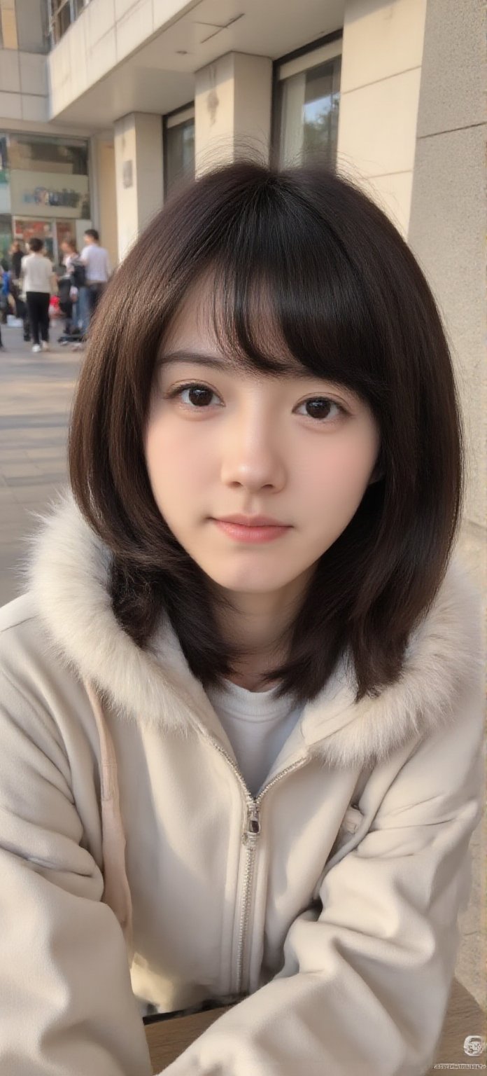 一个女孩,  水手服,  海边 by 妙手摧花 on Tensor.Art