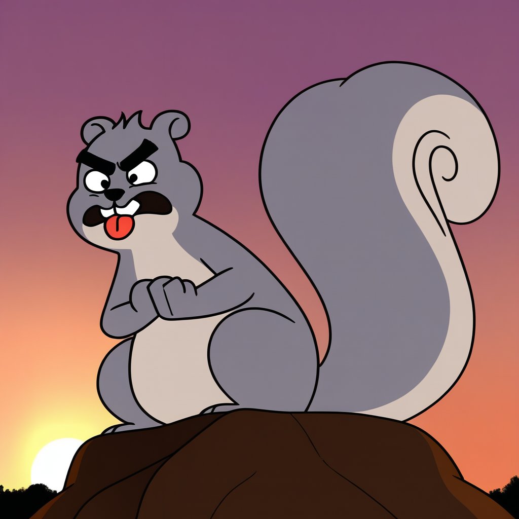 housebroken squirrel style,  buck teeth,  feral by Xposing_Organisms on Tensor.Art