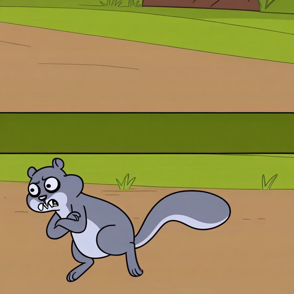 housebroken squirrel style,  buck teeth,  feral by Xposing_Organisms on Tensor.Art