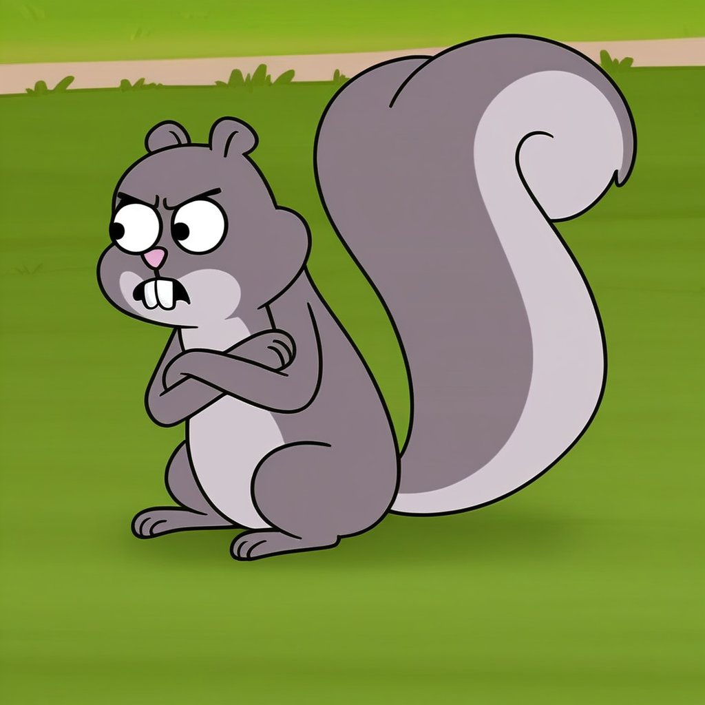 housebroken squirrel style,  buck teeth,  feral by Xposing_Organisms on Tensor.Art