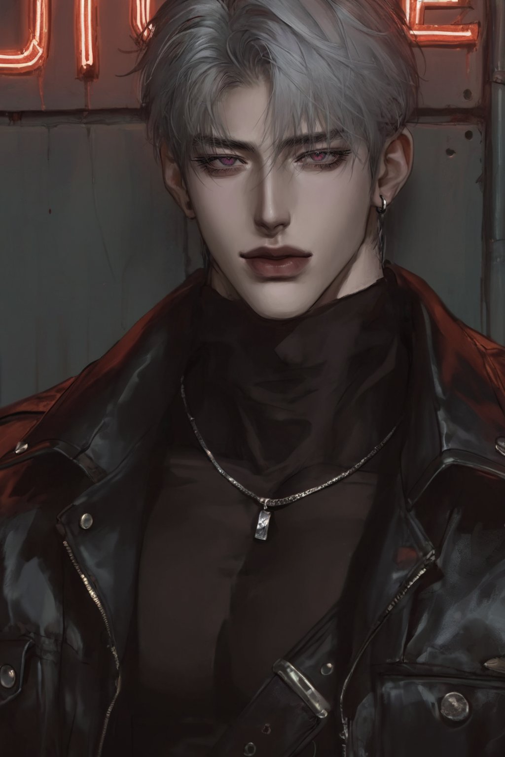 1boy,  solo,  grey color hair by 𓆩 𝓩𝖊𝖗𝖊𝖙𝖍𝖟 𓆪 on Tensor.Art