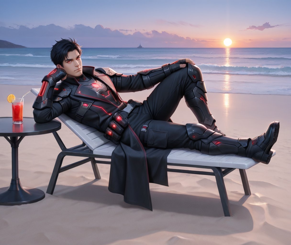 killian_red,  realistic,  black hair by mycore on Tensor.Art