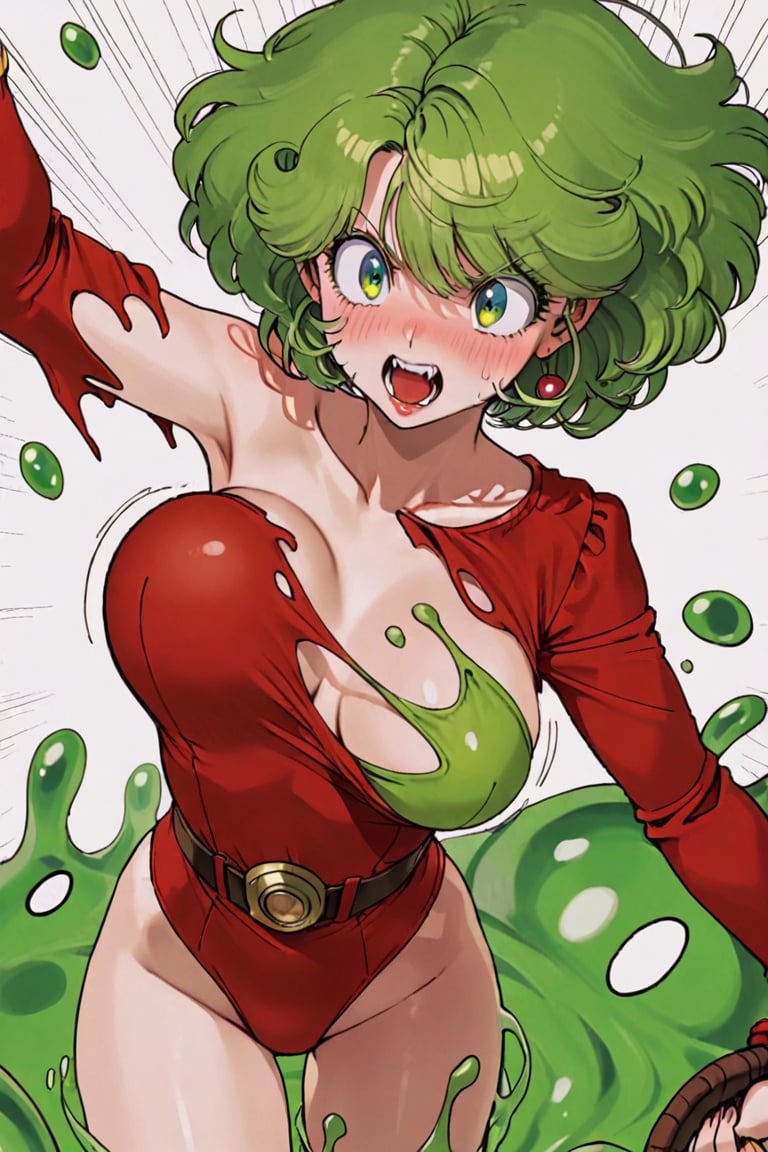 Green Leotard Knight,  masterpiece,  best quality by らび@kiyoka_succubus on Tensor.Art