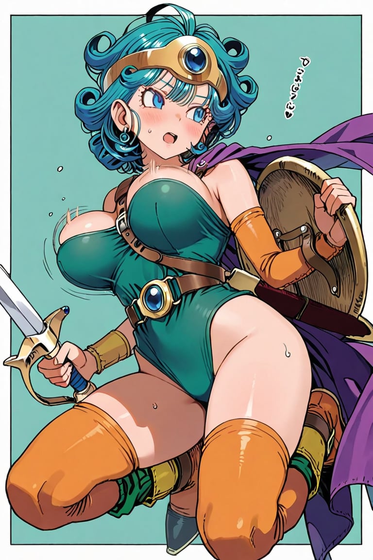 （Green Leotard Knight,  ),  masterpiece by らび@kiyoka_succubus on Tensor.Art