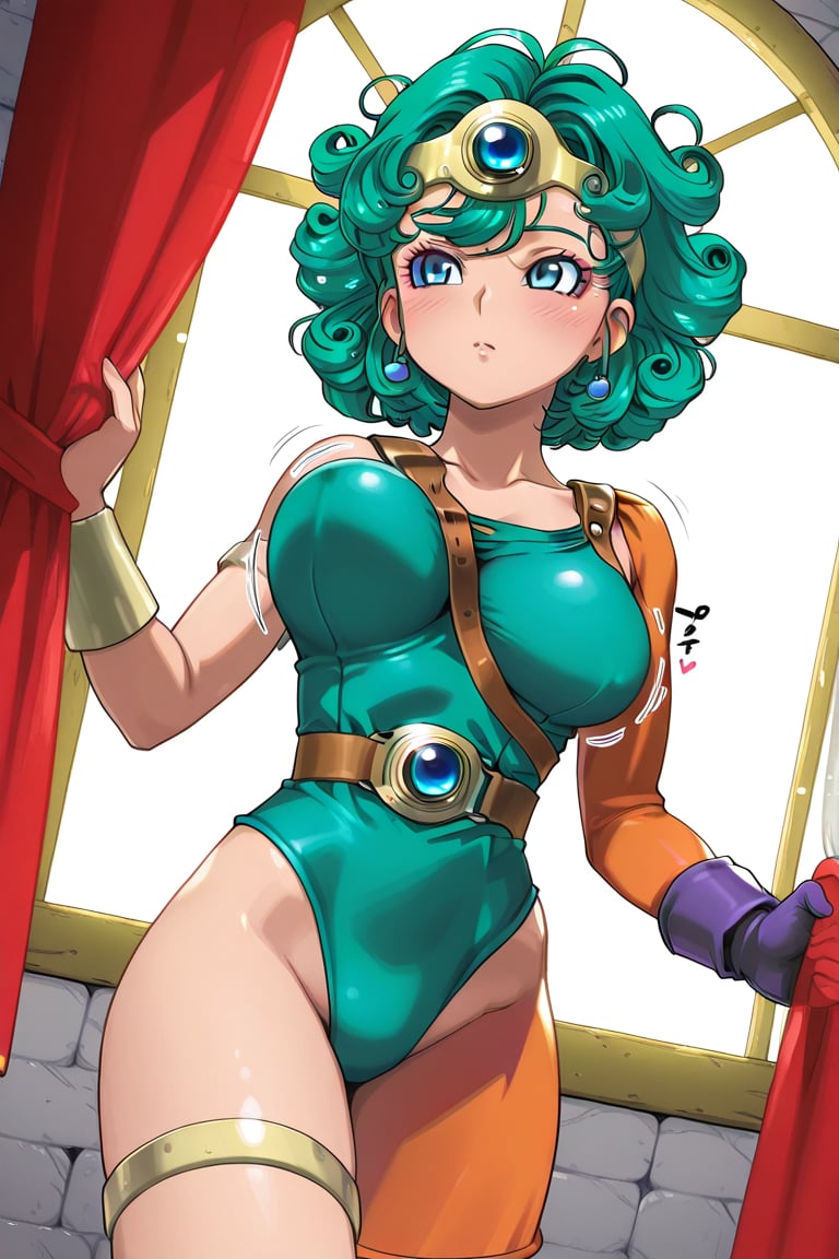 (Green enamel Leotard Knight） (,  dq4_sofia,  heroine (dq4) by らび@kiyoka_succubus on Tensor.Art