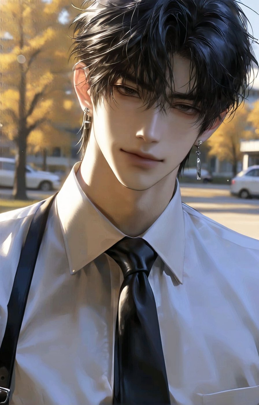 1boy,  close-up,  serious face by unciaツ on Tensor.Art