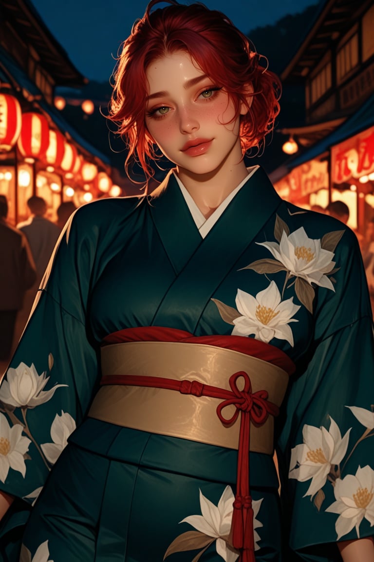 1girl,  (mature),  A semi-realistic anime-style illustration of an ultra-cute by AG. on Tensor.Art