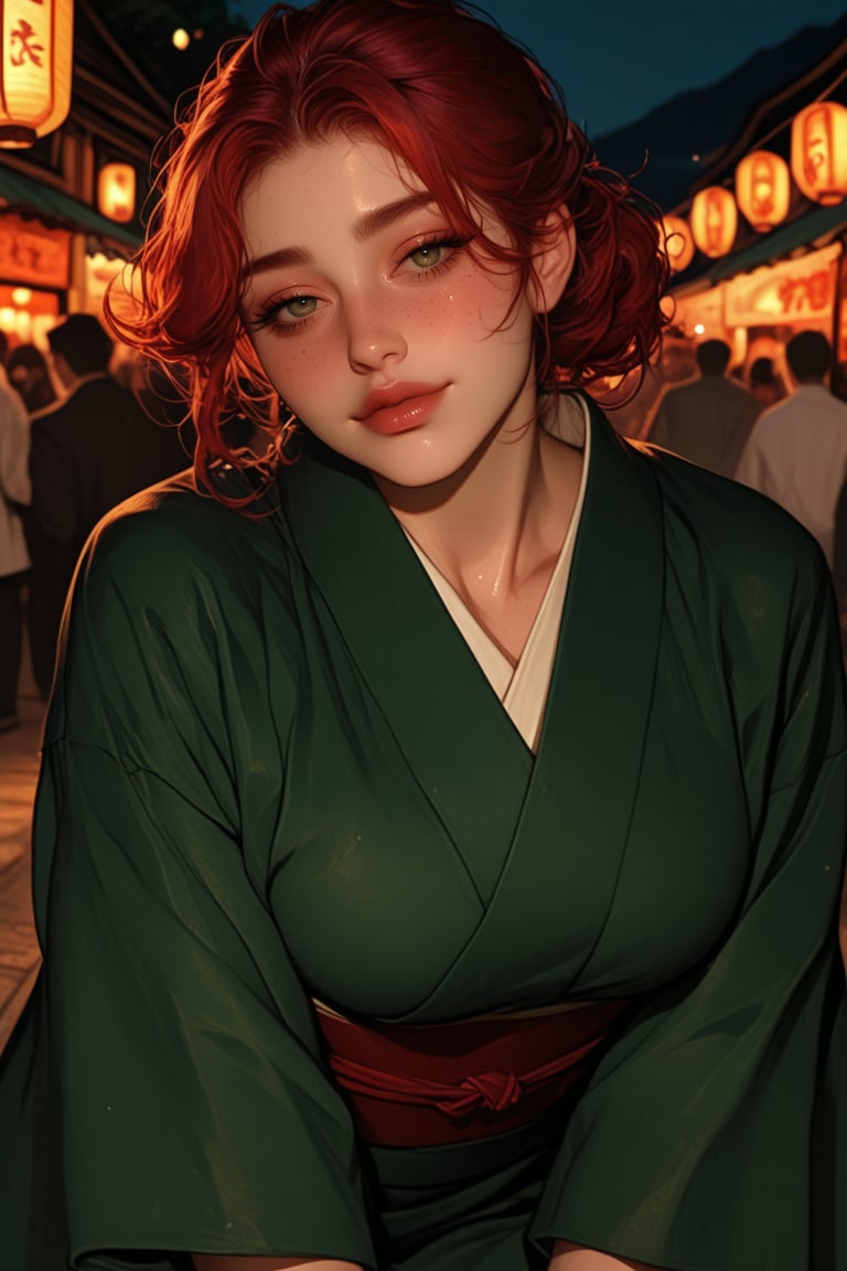 1girl,  (mature),  A semi-realistic anime-style illustration of an ultra-cute by AG. on Tensor.Art