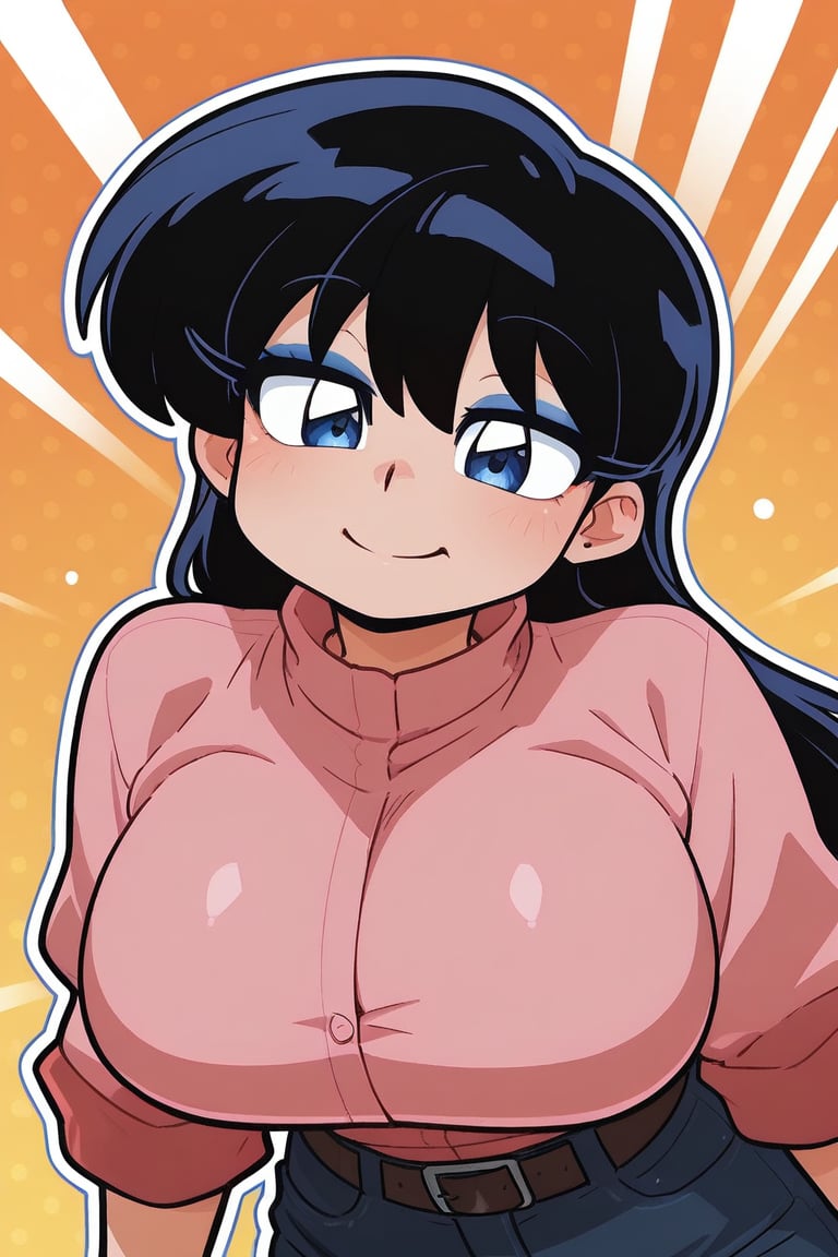 Bustling breasts,  tight pants,  Outline animation by らび@kiyoka_succubus on Tensor.Art