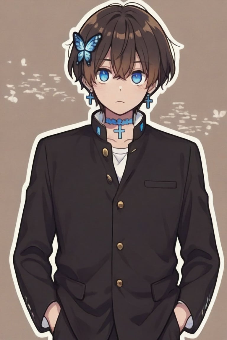 Kiyoshika-kun,  androgynous beauty,  Anime illustration by らび@kiyoka_succubus on Tensor.Art