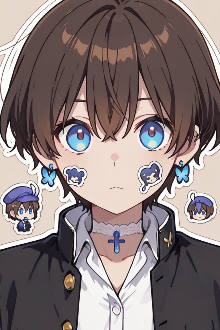 Kiyoshika-kun,  androgynous beauty,  Anime illustration by らび@kiyoka_succubus on Tensor.Art