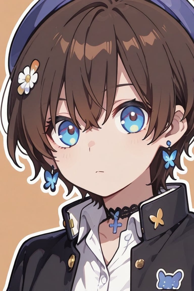 Kiyoshika-kun,  androgynous beauty,  Anime illustration by らび@kiyoka_succubus on Tensor.Art
