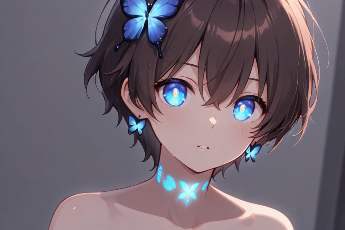 Kiyoshika-kun,  androgynous beauty,  A glowing mark on the belly by らび@kiyoka_succubus on Tensor.Art