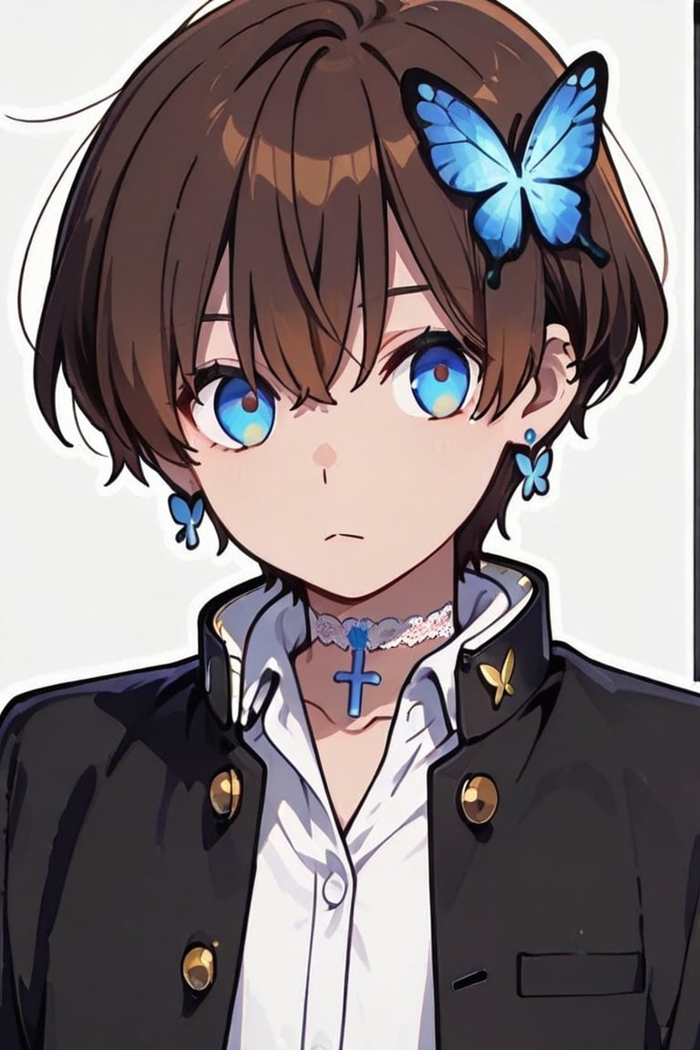 Kiyoshika-kun,  androgynous beauty,  Anime illustration by らび@kiyoka_succubus on Tensor.Art