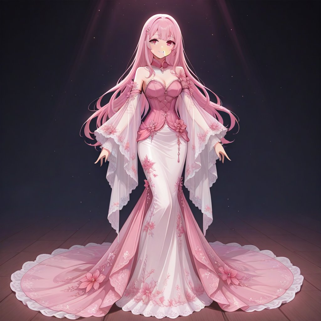 pfdress,  pink flower,  dress flower by miaomiao on Tensor.Art