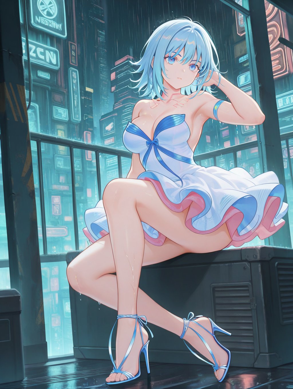 1girl,  solo,  bangs by pr.bbddrkrd on Tensor.Art