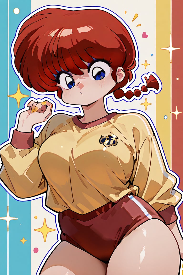 Ranma-chan,  Beautiful Buruma,  Outline animation by らび@kiyoka_succubus on Tensor.Art