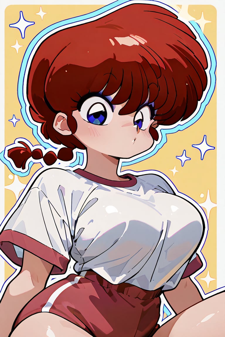 Ranma-chan,  Beautiful Buruma,  Outline animation by らび@kiyoka_succubus on Tensor.Art