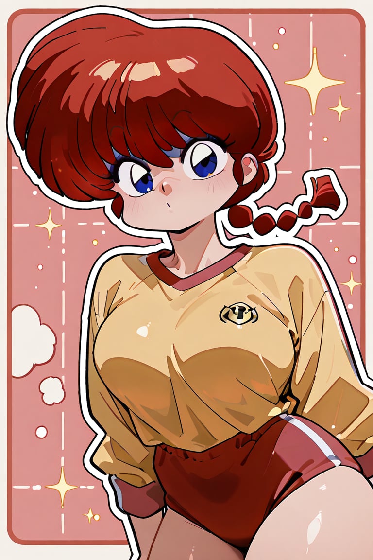 Ranma-chan,  Beautiful Buruma,  Outline animation by らび@kiyoka_succubus on Tensor.Art