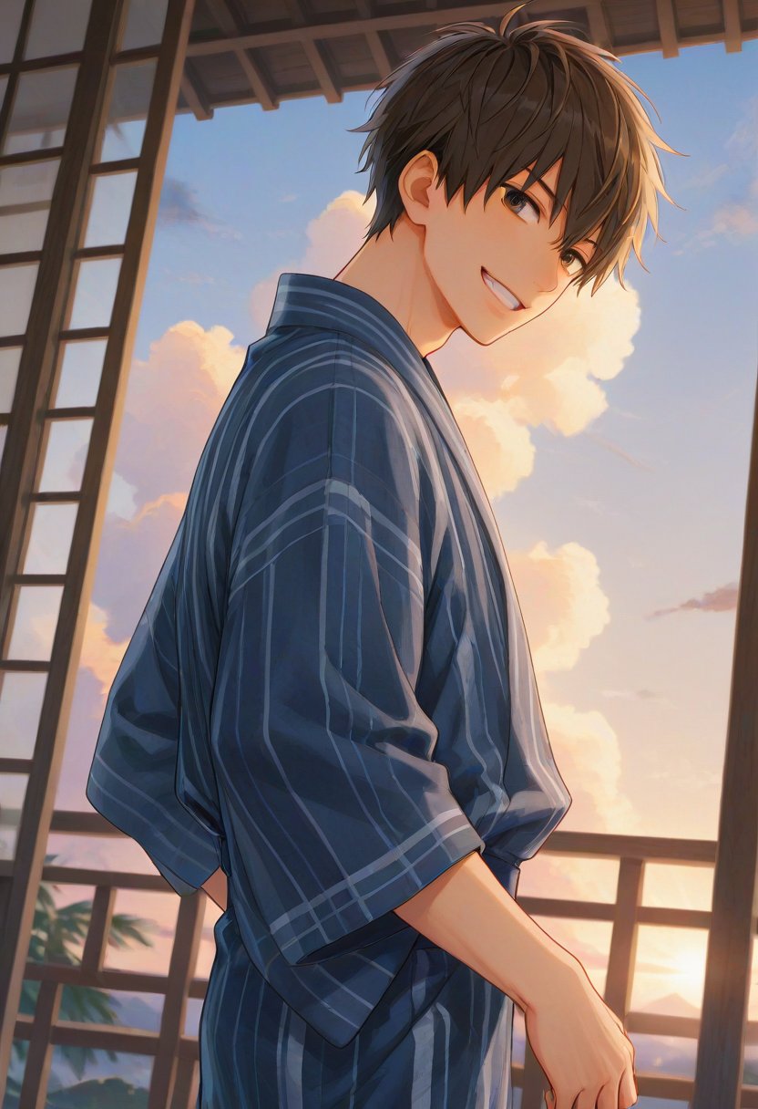 ao_natsu__izumi_ginzo,  namba atsuko,  1boy by PSYREN fans on Tensor.Art