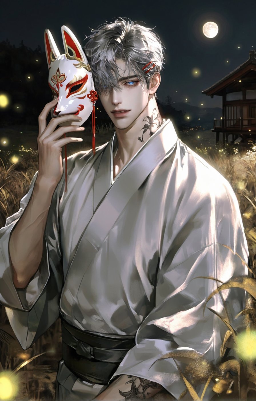 Handsome face,  sharp face,  dark eyebrows by unciaツ on Tensor.Art