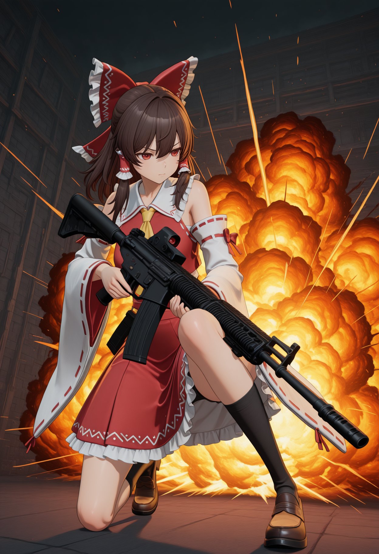 GF2S,  3d,  hakurei reimu by AHawk on Tensor.Art