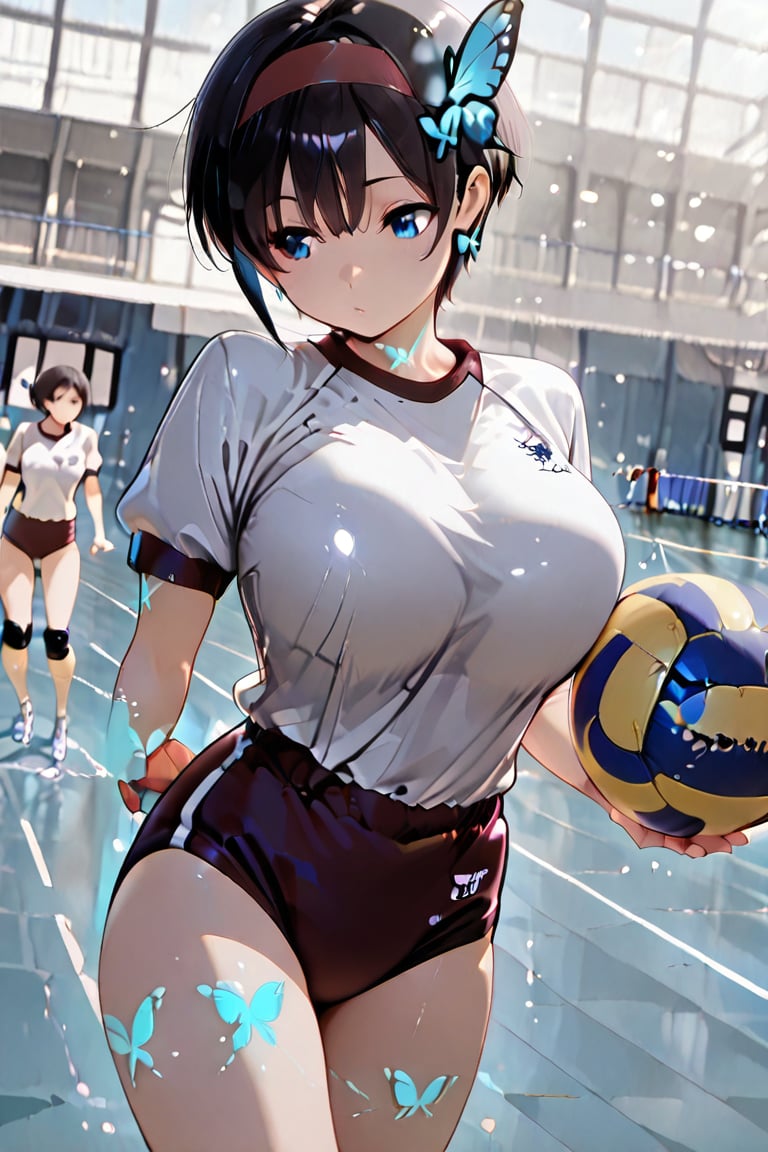 Volleyball BURUMA,  beautiful BURUMA,  masterpiece by らび@kiyoka_succubus on Tensor.Art