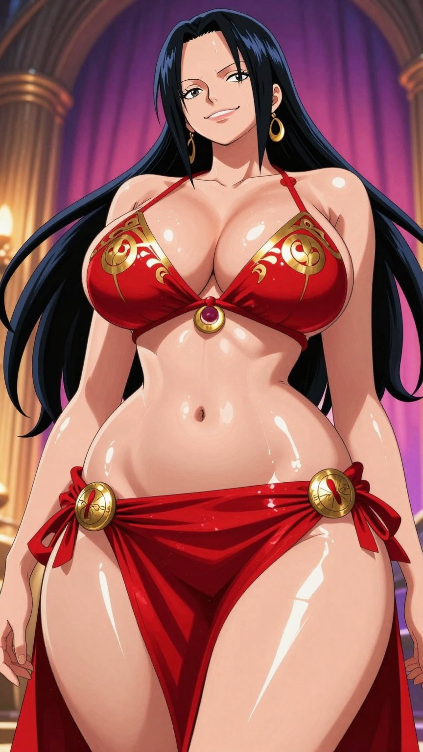 masterpiece,  best quality,  vibrant anime style of Boa Hancock from One Piece by LoRa Factory on Tensor.Art