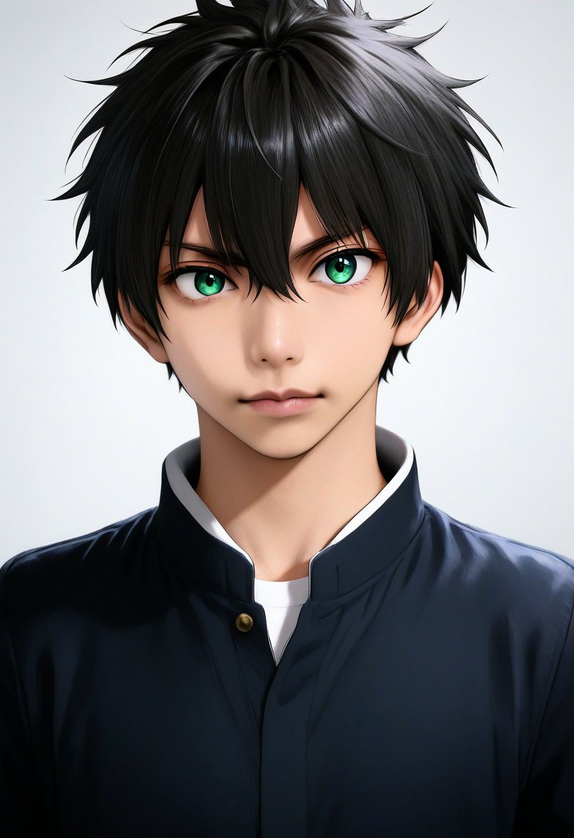 ikemen,  cospaly of oreki houtarou,  realistic by SF on Tensor.Art