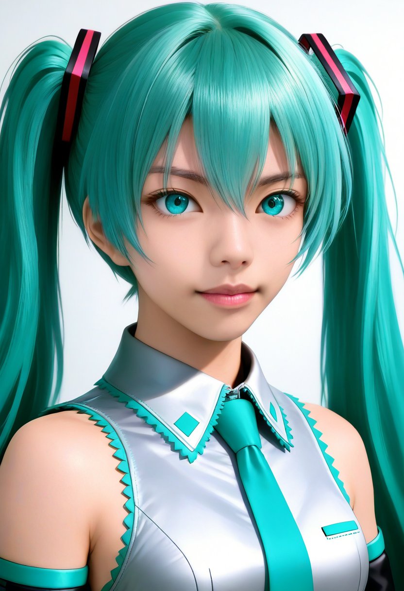 ikemen,  cosplay of hatsune miku,  1girl by SF on Tensor.Art