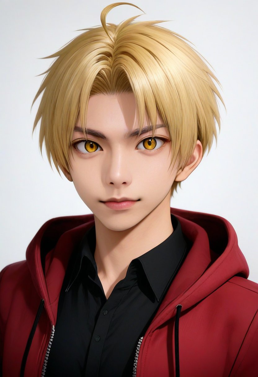 ikemen,  cosplay of edward elric,  ahoge by SF on Tensor.Art
