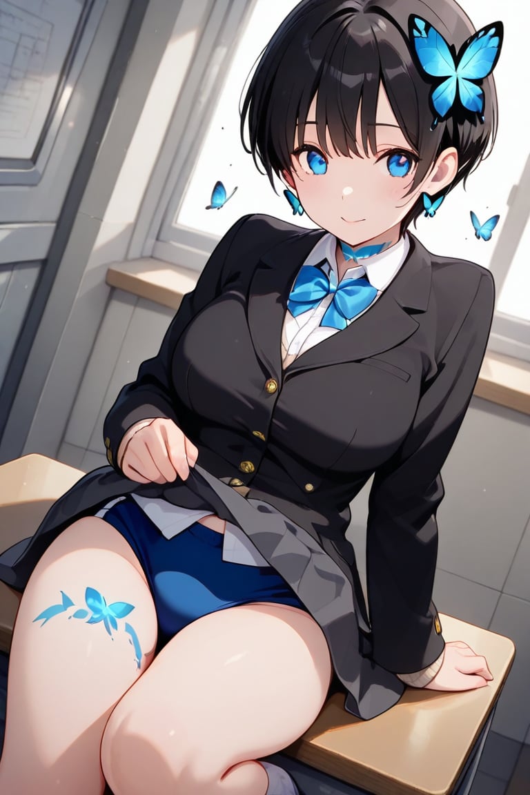 Lifted up & BURUMA,  Beautiful breasts,  full breasts by らび@kiyoka_succubus on Tensor.Art