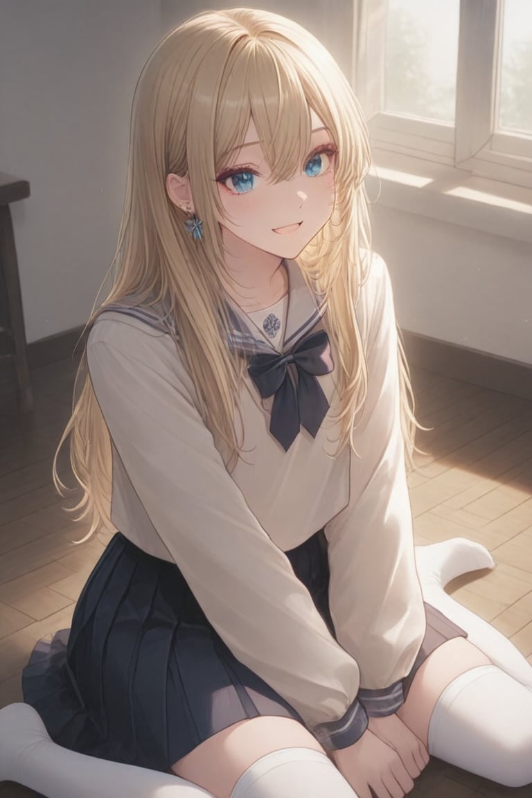 A Cute Cross-Dressing Boy,  androgynous beauty,  Beautiful eyes by らび@kiyoka_succubus on Tensor.Art