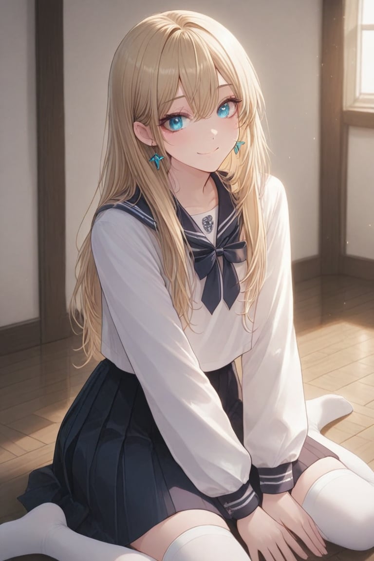A Cute Cross-Dressing Boy,  androgynous beauty,  Beautiful eyes by らび@kiyoka_succubus on Tensor.Art